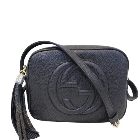 gucci soho disco bag small sale black|Gucci soho disco discount.